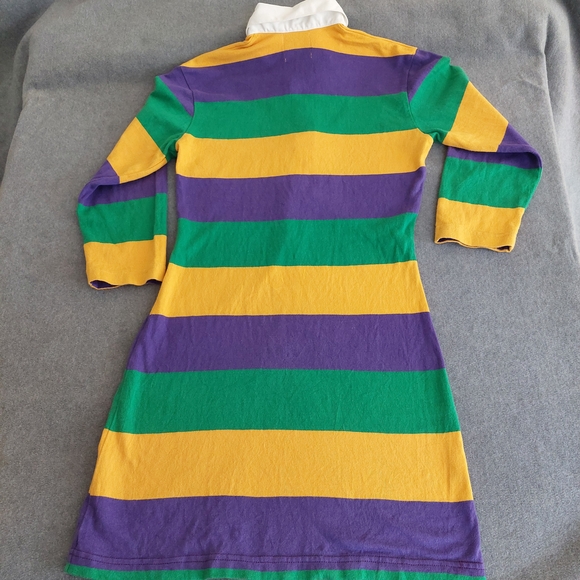 The Original PERLIS Mardi Gras Rugby Dress - XS - Picture 6 of 7